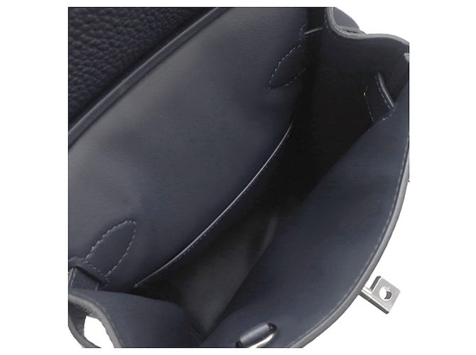 Hermès Blue Togo Kelly Hac A Dos PM Blau Marineblau - Ansicht 4