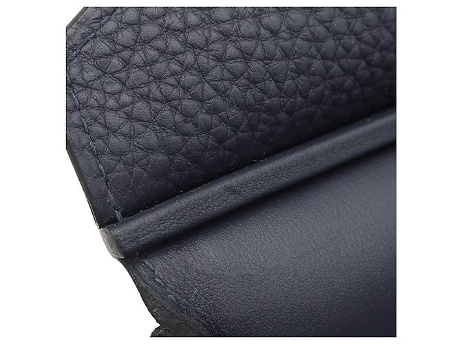 Hermès Blue Togo Kelly Hac A Dos PM Blau Marineblau - Ansicht 7