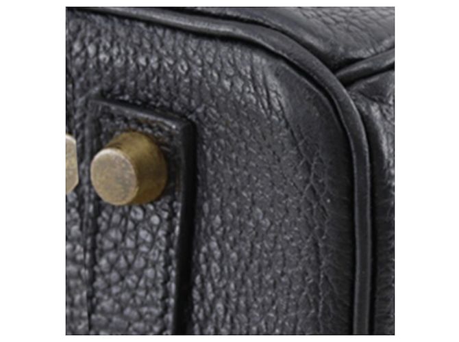 Hermès Black Fjord Birkin Retourne 35 Nero - vista 11