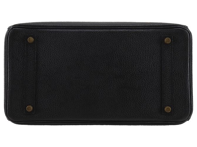 Hermès Black Fjord Birkin Retourne 35 Nero - vista 4