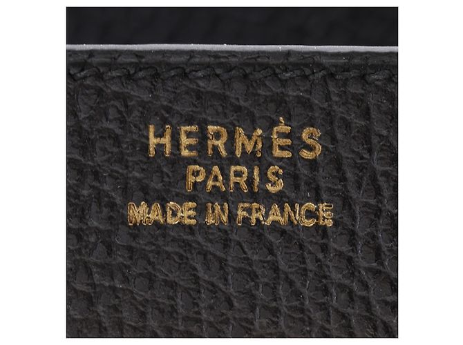 Hermès Black Fjord Birkin Retourne 35 Nero - vista 6