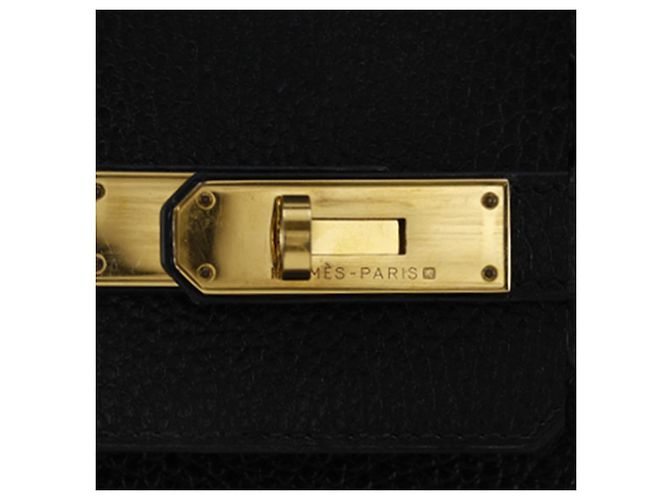 Hermès Black Fjord Birkin Retourne 35 Nero - vista 7