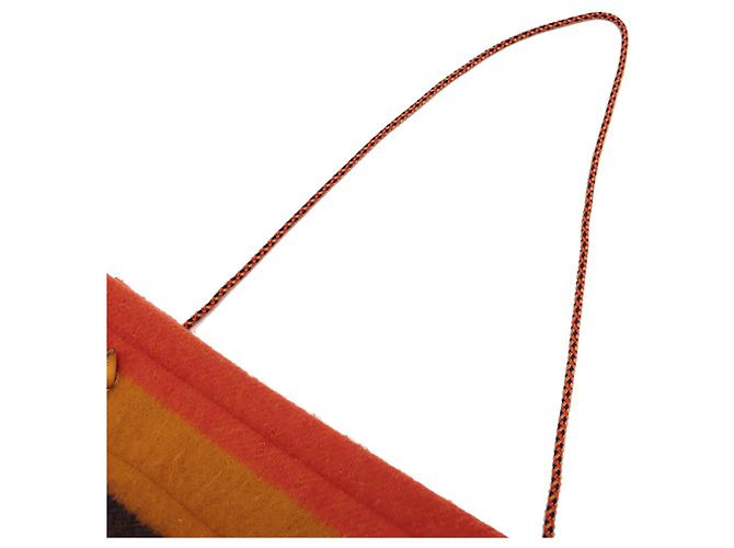 Borsa Rocabar Aline in tela gialla Hermès Giallo - vista 10