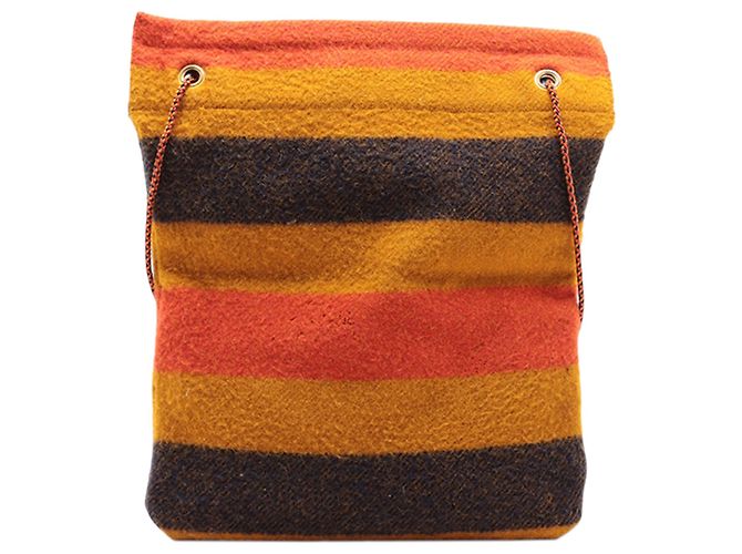 Borsa Rocabar Aline in tela gialla Hermès Giallo - vista 2
