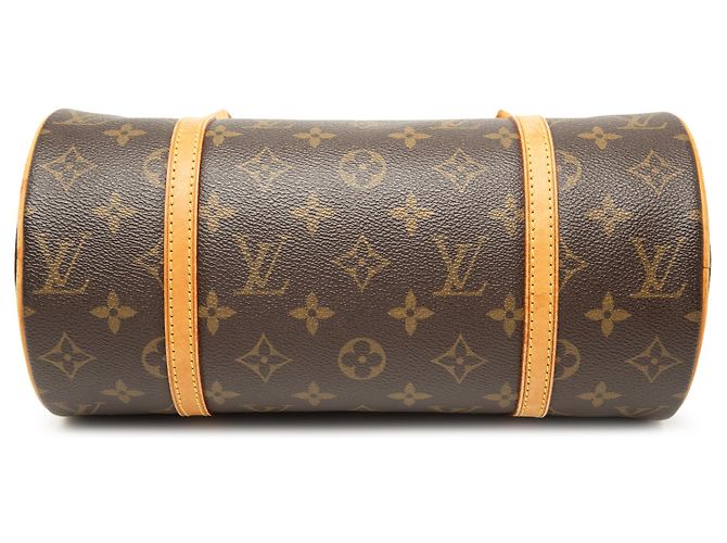 Louis Vuitton Marrone Monogram Papillon 28 - vista 3