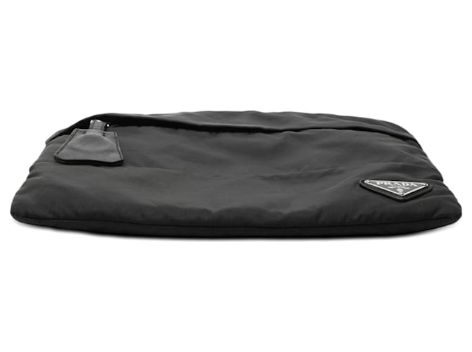 Bolso bandolera Prada Black Tessuto Zip Top Negro - vista 3