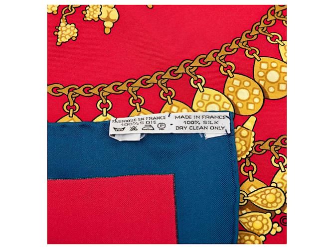 Hermès Seidentuch Red Kosmima 90 Rot - Ansicht 3