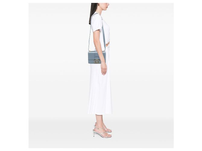 Dior Blu in Pelle 30 Montaigne Flap Blu chiaro - vista 6