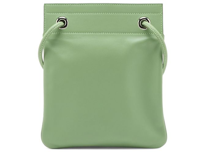 Bolsa Hermès Aline Mini em couro Swift verde Verde claro - vista 2