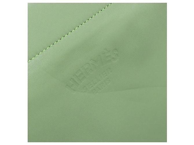 Bolsa Hermès Aline Mini em couro Swift verde Verde claro - vista 5