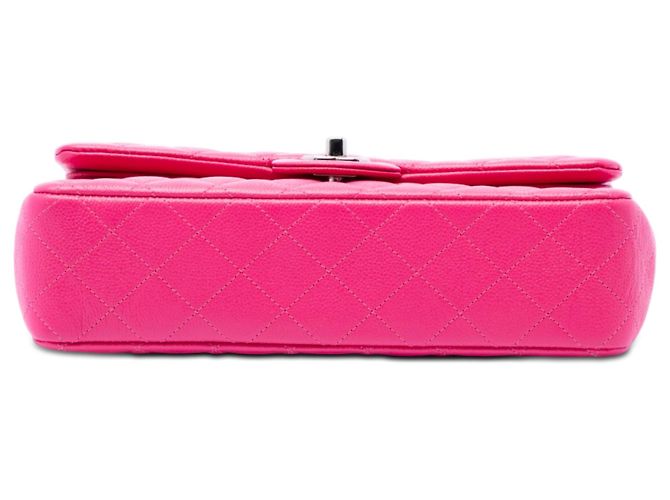 Chanel Rosa Medium Classic Caviar Double Flap - vista 3