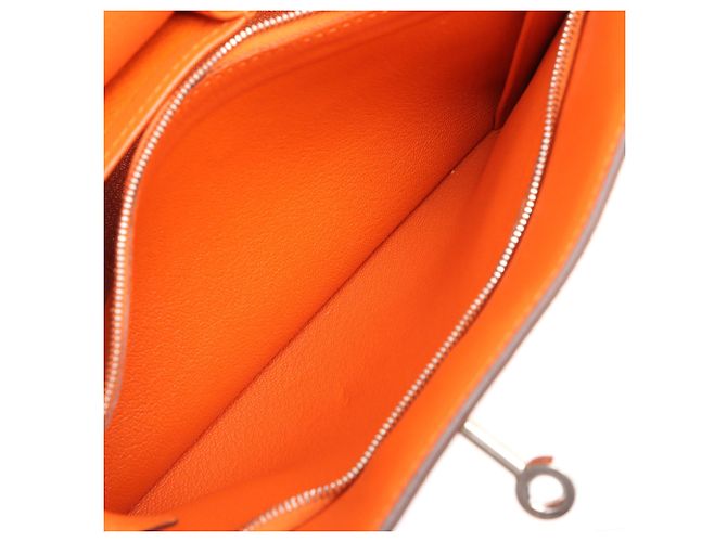 Hermès Orange Clemence Jypsiere 34 Arancione - vista 4