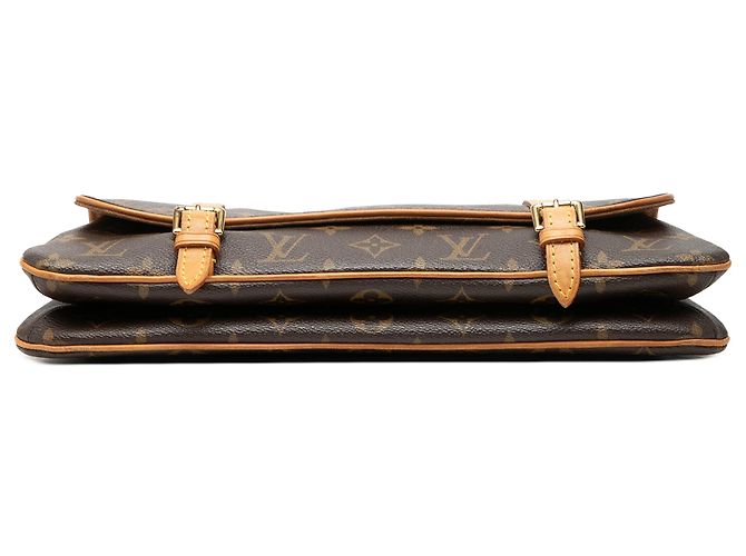 Borsa a tracolla Louis Vuitton Marrone Monogram Marelle - vista 3