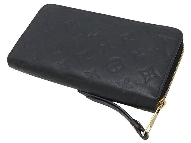 Cartera Zippy Long Monogram Empreinte Negra Louis Vuitton Negro - vista 2