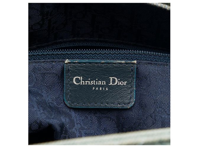 Lady Dior in Blue Denim, Large, Cannage Acrylgriffe von Dior Blau Hellblau - Ansicht 5