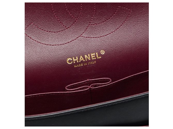 Chanel Black Jumbo Classic Lambskin Double Flap Nero - vista 5