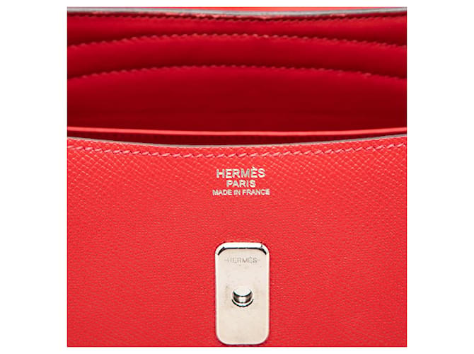 Hermès Red Epsom e Swift Harnais Rosso - vista 5