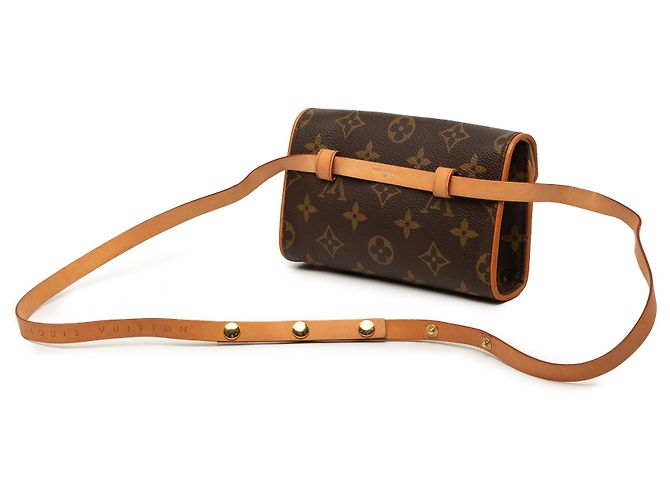 Pochette Florentine Louis Vuitton Marrone Monogram - vista 2