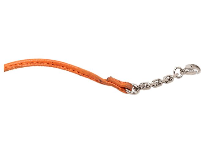 Hermès Carmencita Lesezeichen aus Lammleder Orange Milo - Ansicht 3