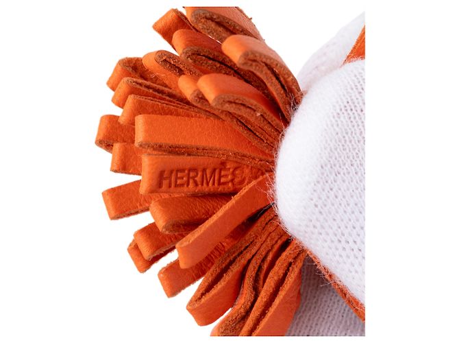 Hermès Carmencita Lesezeichen aus Lammleder Orange Milo - Ansicht 4