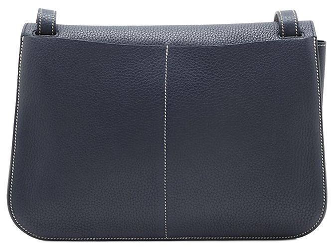 Hermès Blue Clemence Halzan 31 Blau Marineblau - Ansicht 2