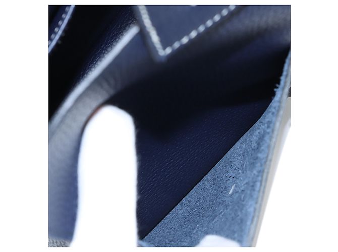 Hermès Blue Clemence Halzan 31 Blau Marineblau - Ansicht 7