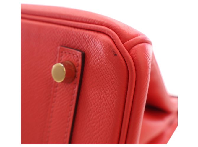 Hermès Red Epsom Birkin Retourne 30 Rosso - vista 10