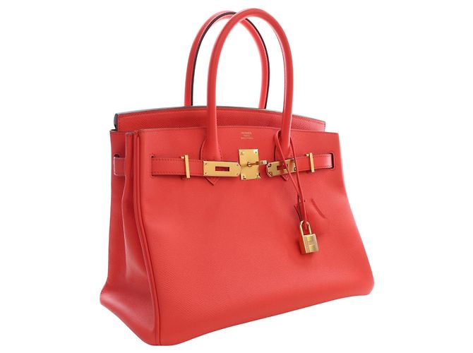 Hermès Red Epsom Birkin Retourne 30 Rosso - vista 12