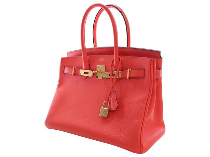 Hermès Red Epsom Birkin Retourne 30 Rosso - vista 13