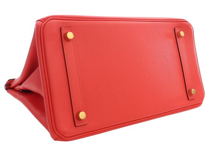 Hermès Red Epsom Birkin Retourne 30 Rosso - vista 14