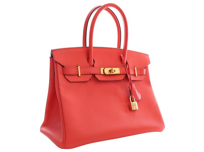 Hermès Red Epsom Birkin Retourne 30 Rosso - vista 2