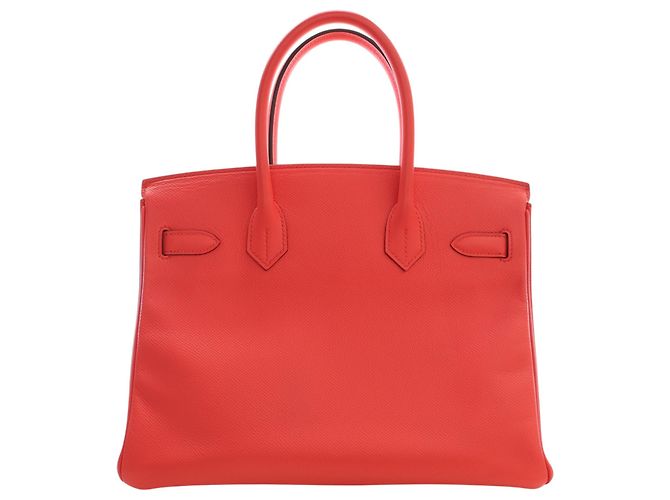 Hermès Red Epsom Birkin Retourne 30 Rosso - vista 4