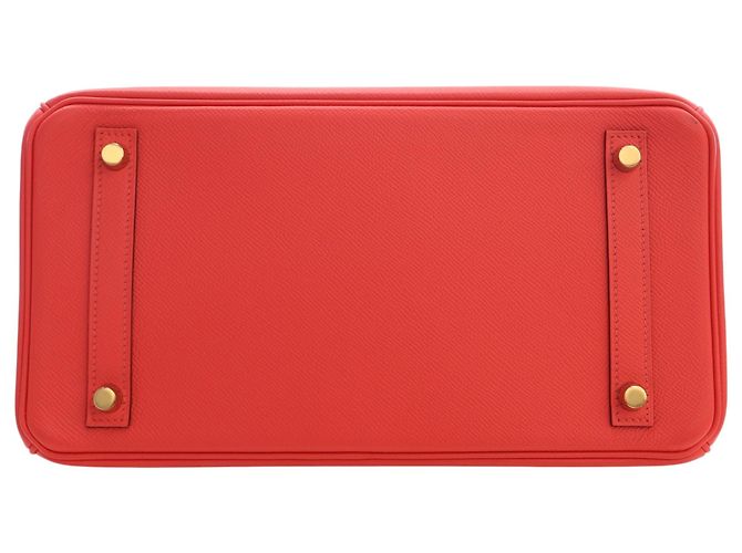 Hermès Red Epsom Birkin Retourne 30 Rosso - vista 5