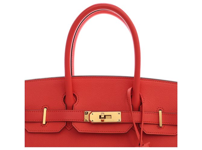 Hermès Red Epsom Birkin Retourne 30 Rosso - vista 8