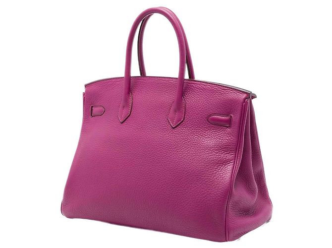 Hermès Purple Togo Birkin Retourne 35 Porpora - vista 2