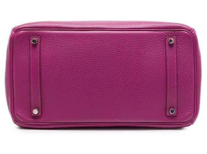 Hermès Purple Togo Birkin Retourne 35 Porpora - vista 3