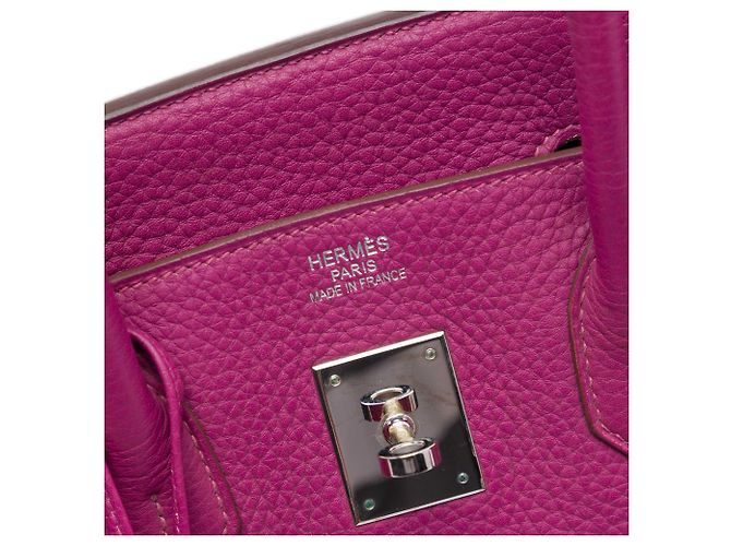 Hermès Purple Togo Birkin Retourne 35 Porpora - vista 5