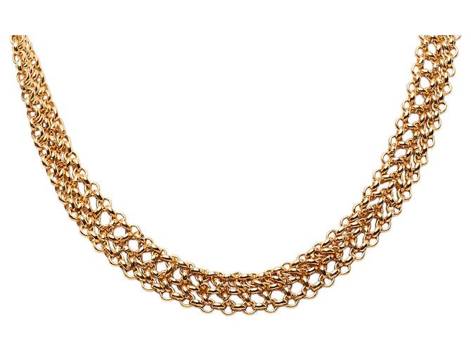Collier à double chaîne plaqué or Gold Gold Chanel Doré - vue 2