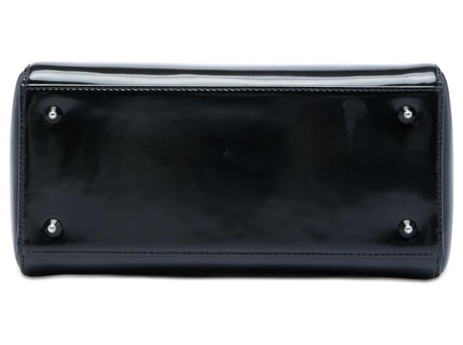 Lady Dior in vernice nero, misura Medium - vista 3