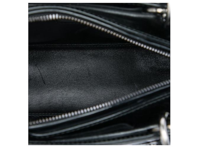 Lady Dior in vernice nero, misura Medium - vista 4