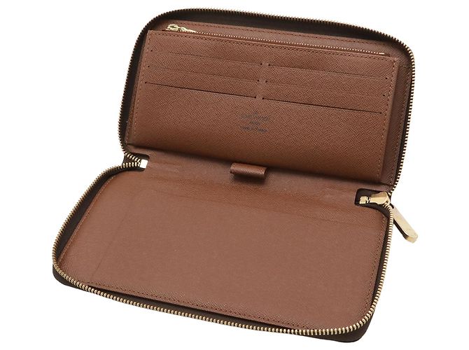 Louis Vuitton Brown Monogram Zippy Organizer Wallet - view 7