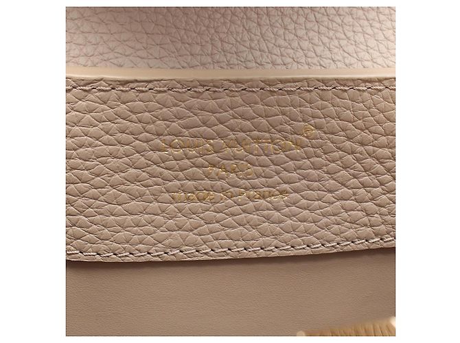 Louis Vuitton Beige Taurillon Capucines BB - Ansicht 4