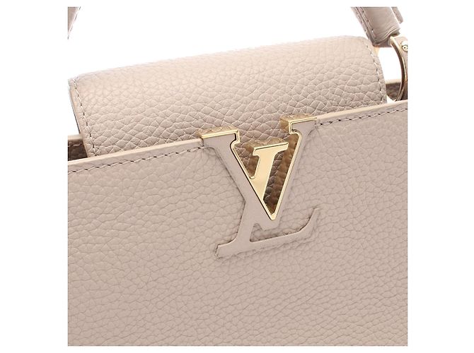 Louis Vuitton Beige Taurillon Capucines BB - Ansicht 5