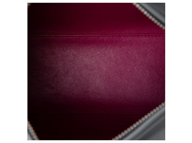 Dior Gray Medium Bicolor Lambskin Cannage Lady Dior - view 4