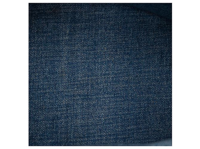Céline Tote Thais Triomphe in denim blu Small di Celine - vista 4