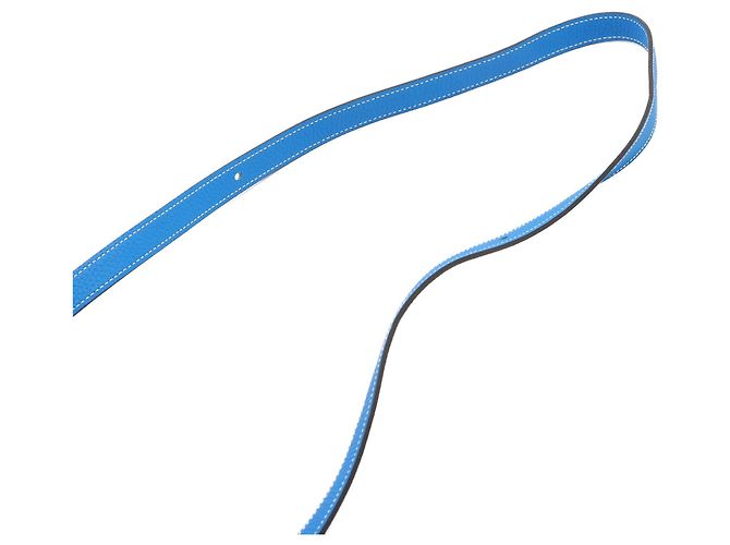 Hermès Blue Clemence Halzan 31 Blau - Ansicht 10