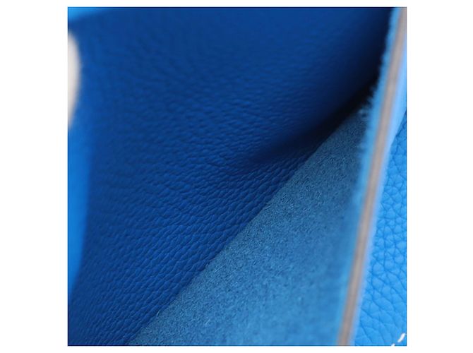 Hermès Blue Clemence Halzan 31 Blau - Ansicht 4