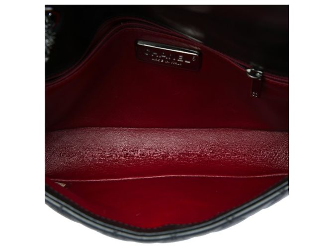 Chanel Black Medium Quilted Lambskin Westminster Pearl Flap Nero - vista 4