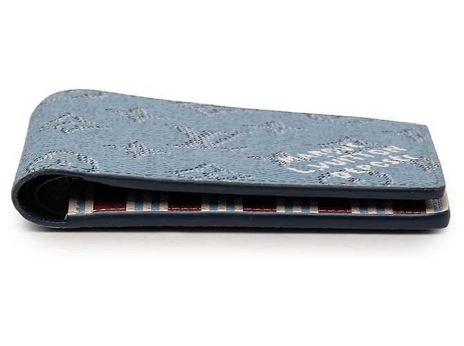 Louis Vuitton Blue Monogram Heritage Multiple Wallet Light blue - view 3