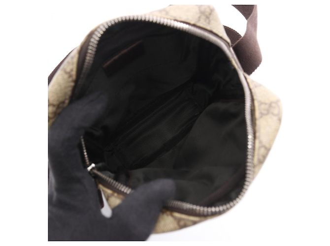 Borsa a mano/Borsa a tracolla Gucci GG Supreme Marrone Beige - vista 3